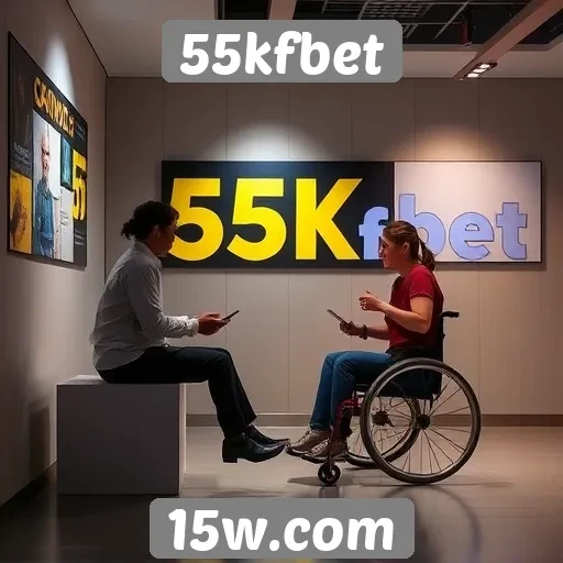 Acessibilidade e suporte do 55kfbet