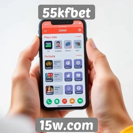 Experiência do usuário no 55kfbet em dispositivos móveis