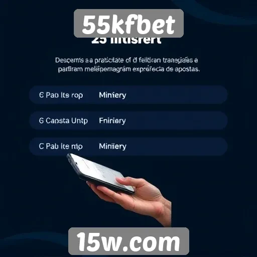 Comodidade das opções de pagamento no 55kfbet